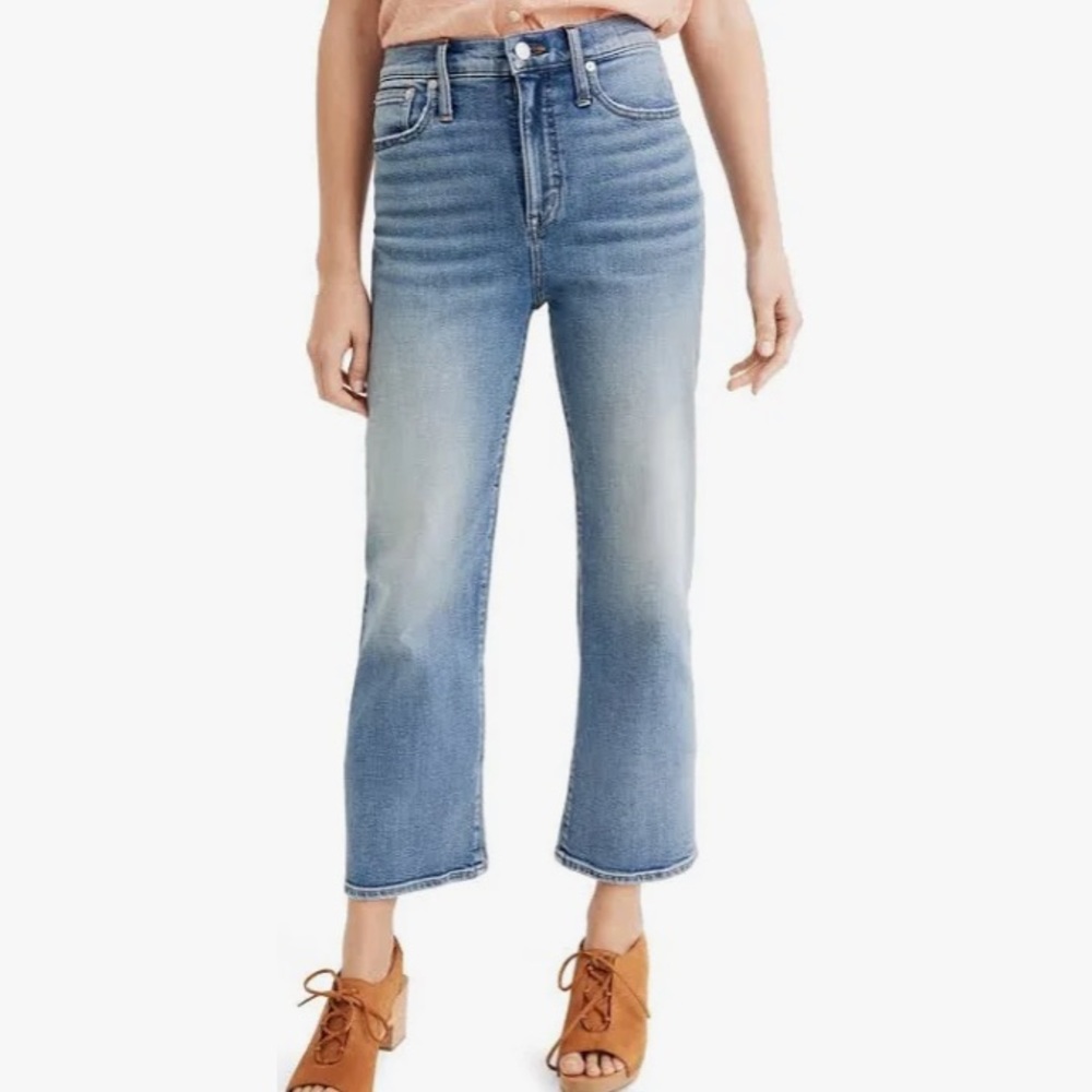Madewell Light Blue High-Rise Flare Jeans